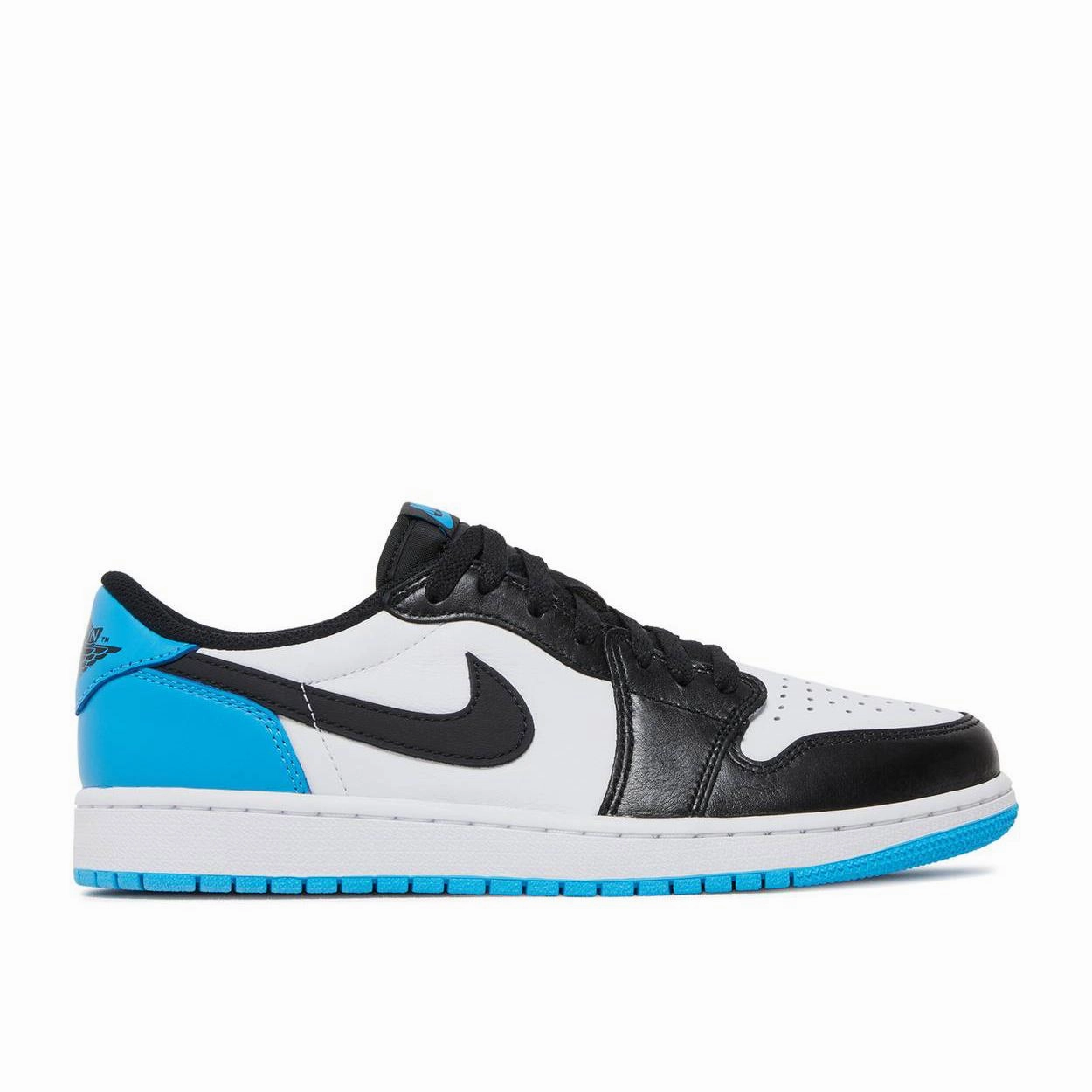 Breathable Textile Lining Trendy Air Jordan 1 Retro Low OG - Powder Blue - Used