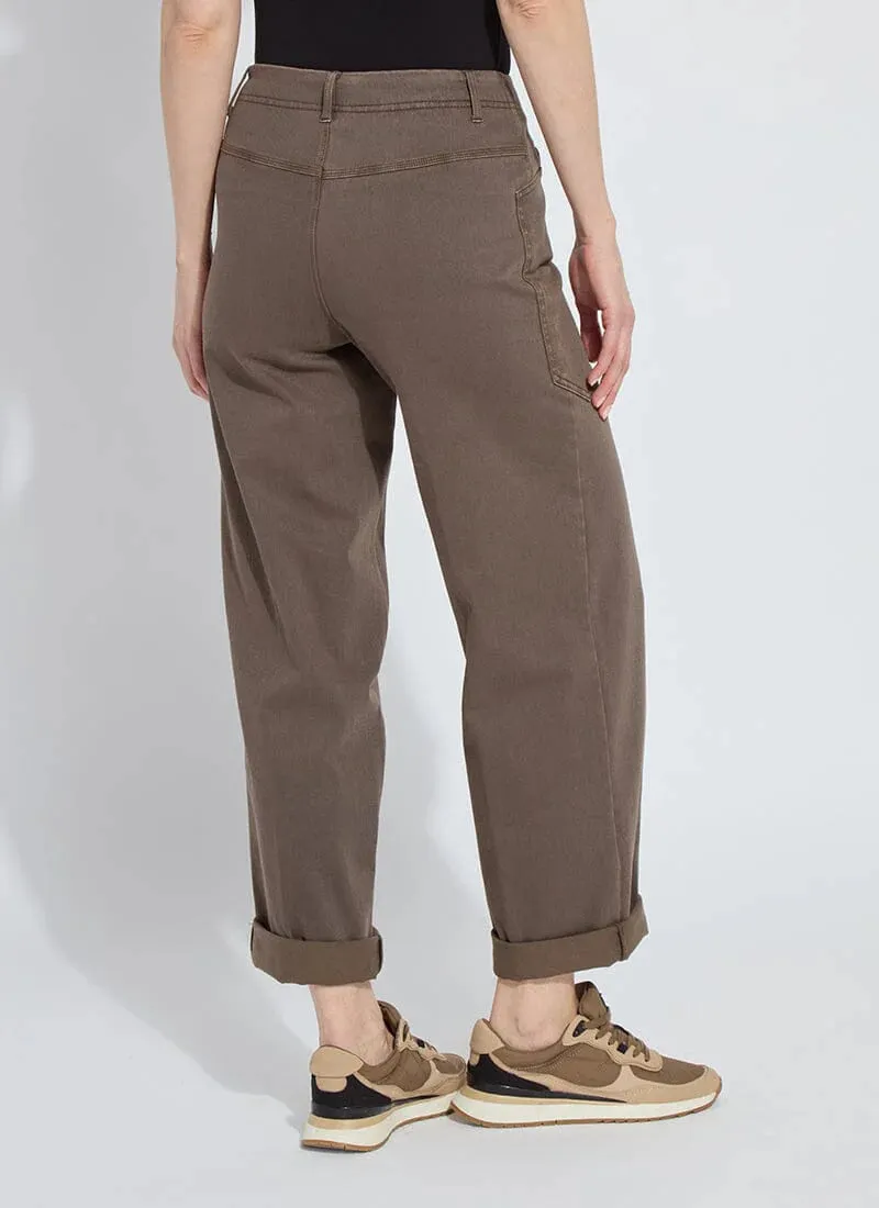 Brunch Outfit Classic Wear Luxury Weekend Getaway Luxury Beach Day Lysse Penelope Curved Cuffed Denim in Antique Wash