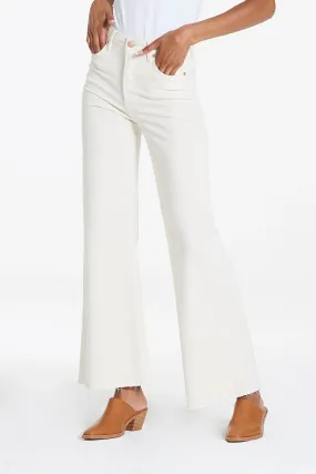 Non Fade Fabric Comfy Touch Dear John Fiona Wide Leg Jean in Wheat