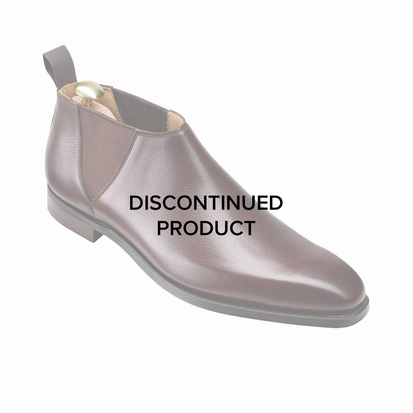 Deene Dark Brown Pebble Grain Comfortable fit