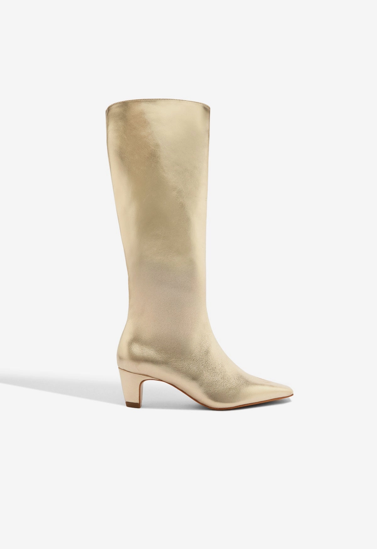 Bold Tone evening run Dellia Up Metallic Boot