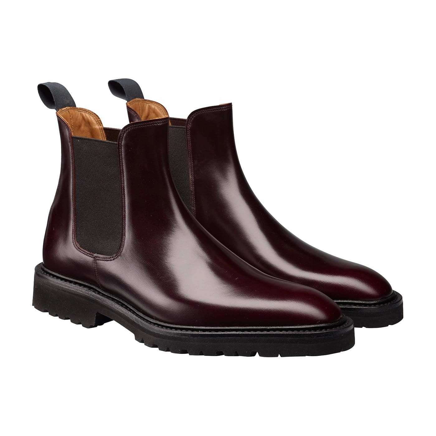 Poppy Burgundy Cavalry Calf Teen Edge