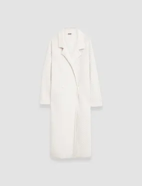 Antibacterial Finish Ethical Production Certified Diagonal Knit Coat