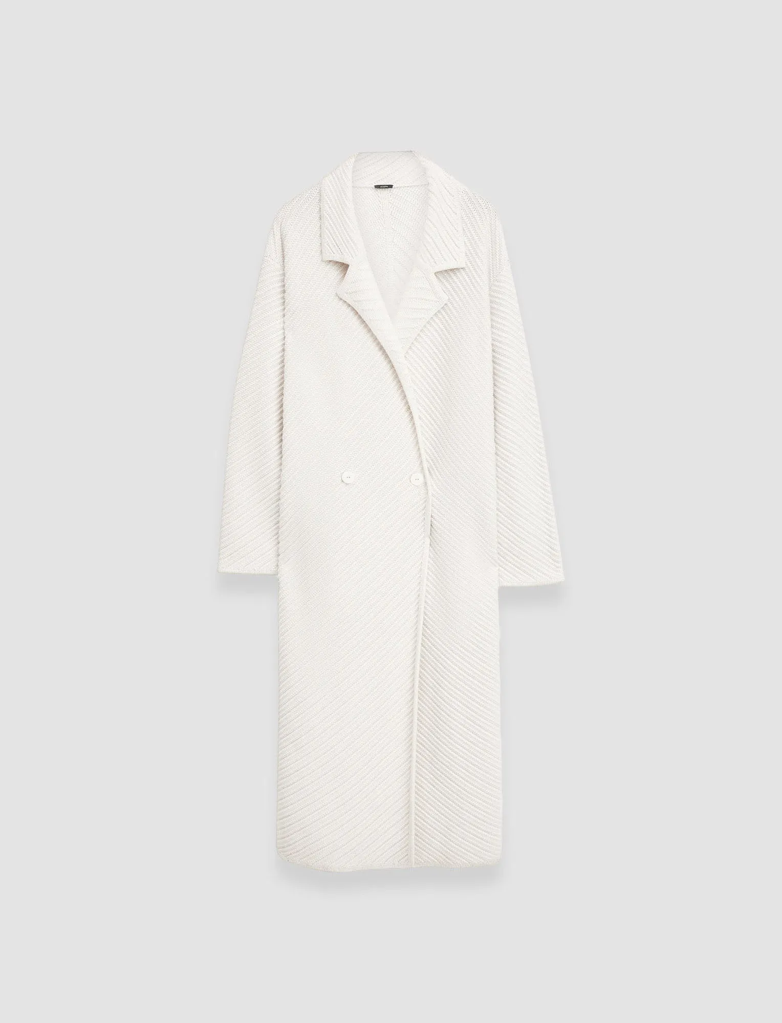 Antibacterial Finish Ethical Production Certified Diagonal Knit Coat