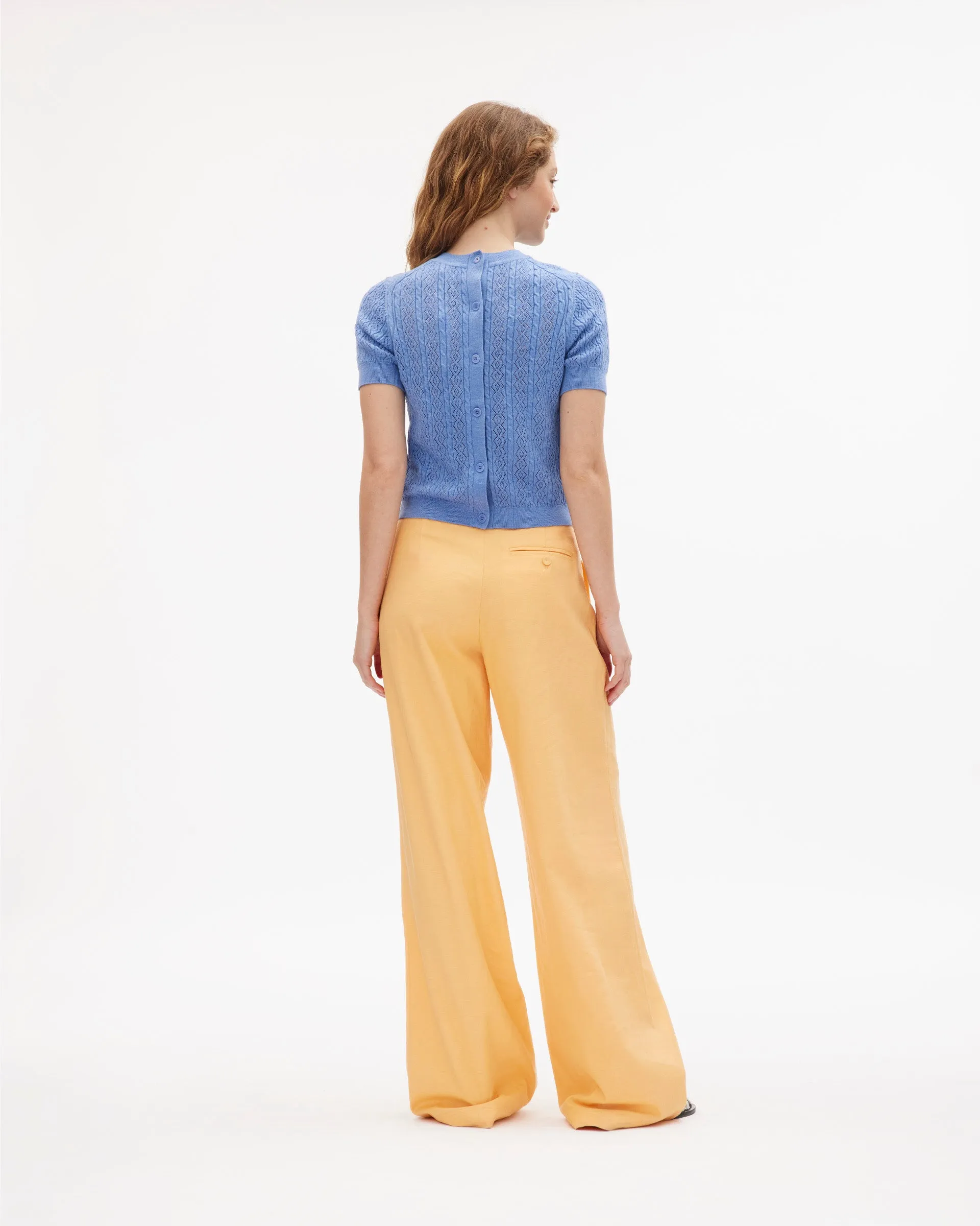 Diane Knit Top Ultra Fine Gauge Cozy Loopback Fabric