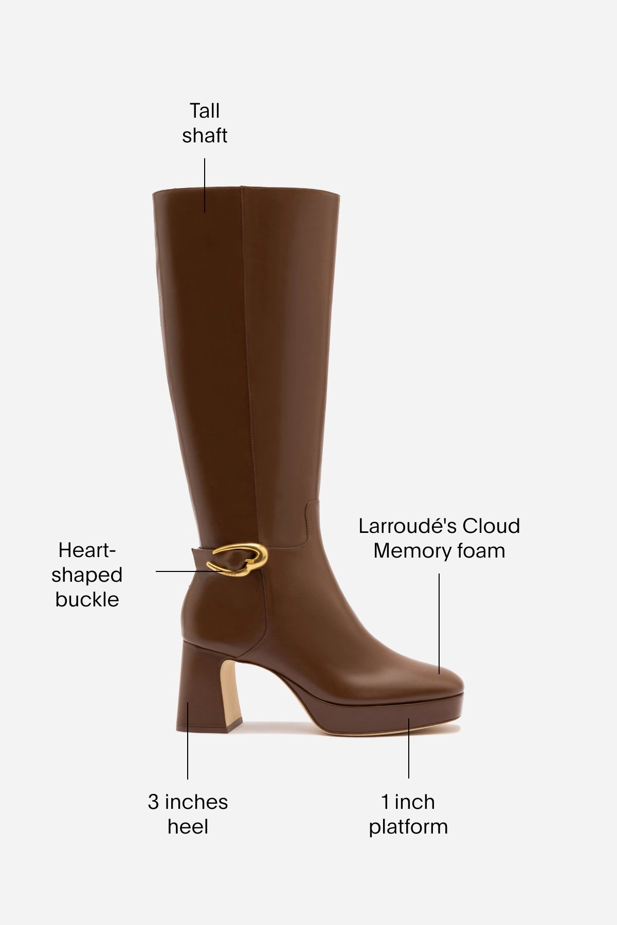 Dolly Verona Hi Boot In Burnt Umber Leather Urban Style