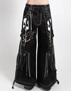 DOOM SKULL PANT WHITE Comfy Shape