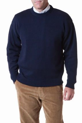 Bold colors Yachtsman Crewneck Sweater Navy