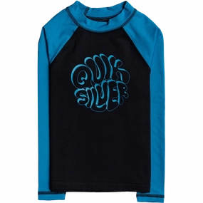 VentilatedMesh Comfy Layer Boys' Bubble Trouble Long Sleeve UPF Rashguard