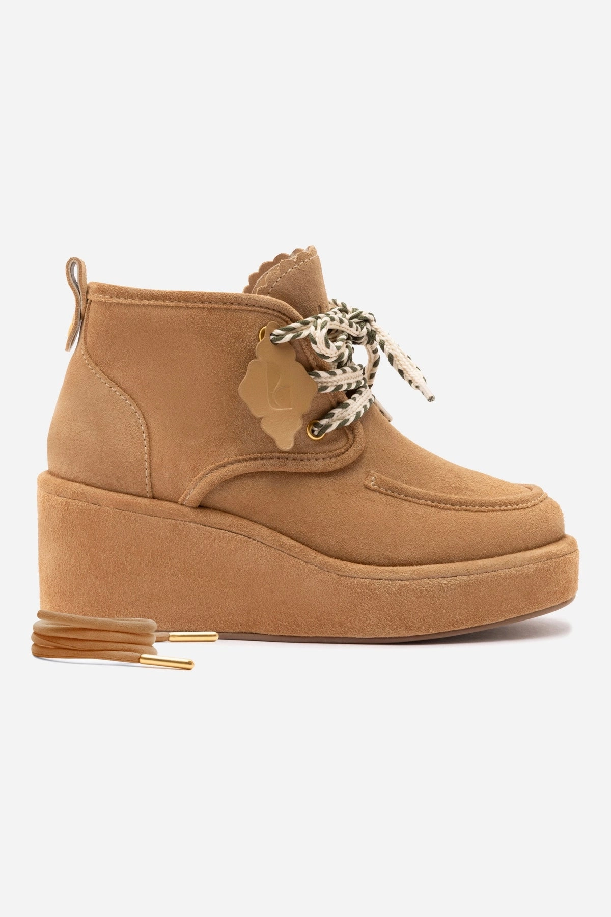 Anti Odor Busy Professionals Chani Wedge In Peanut Suede