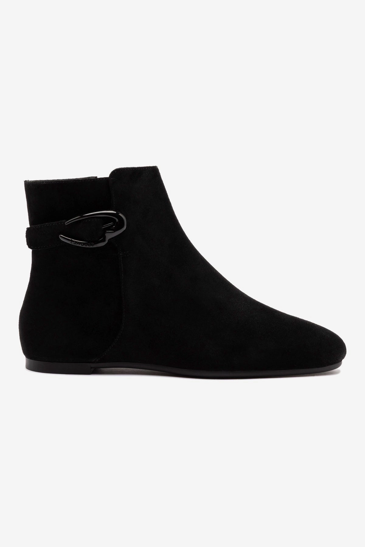 Cold Safe Mini Verona Boot In Black Suede