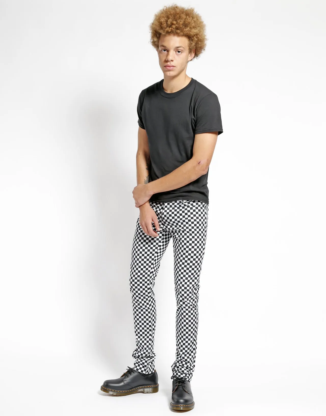 Loose Design Street Active Checkerboard Rocker Jean