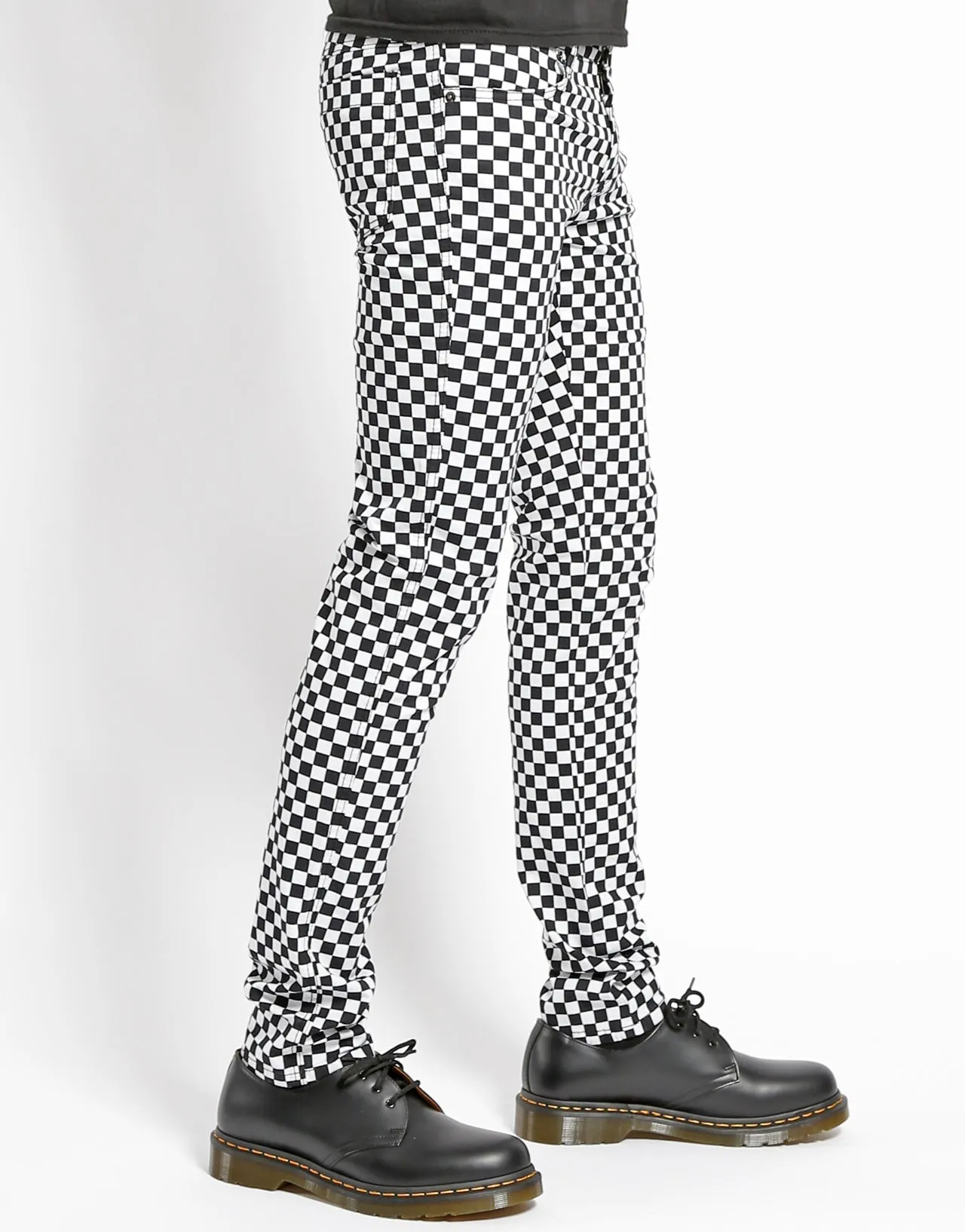 Checkerboard Rocker Jean Casual Comfort Look