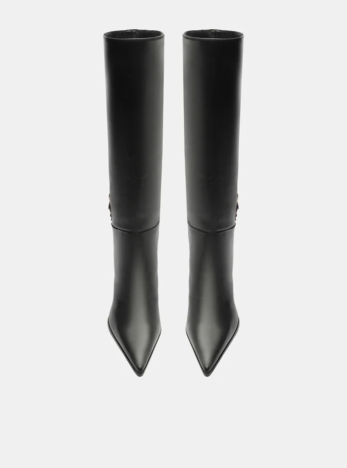 Penny Leather Stiletto Boot Athletic