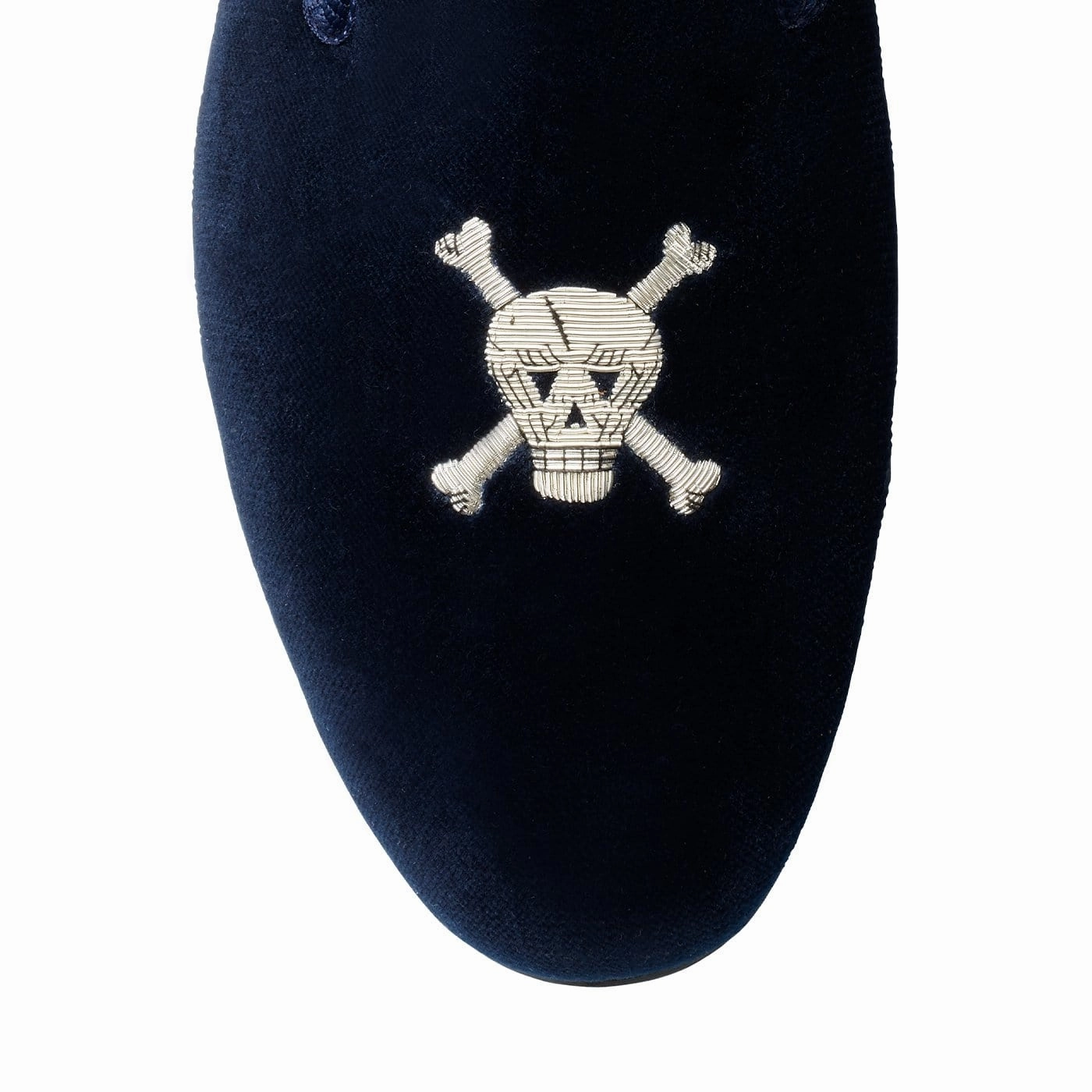 Quick Drying Travel Enthusiasts Skull & Crossbones Navy Velvet