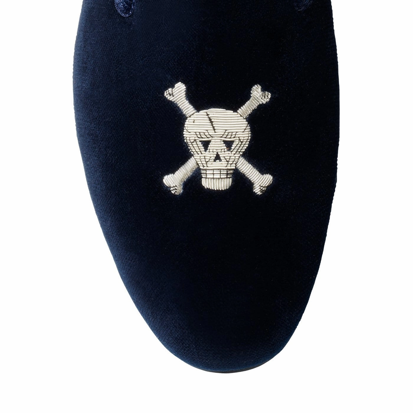 Chill Comfort Skull & Crossbones Navy Velvet