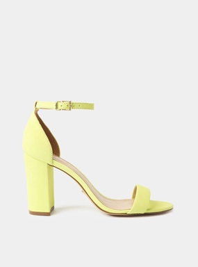Blown Rubber Outsole Isabelli Leather Block Sandal