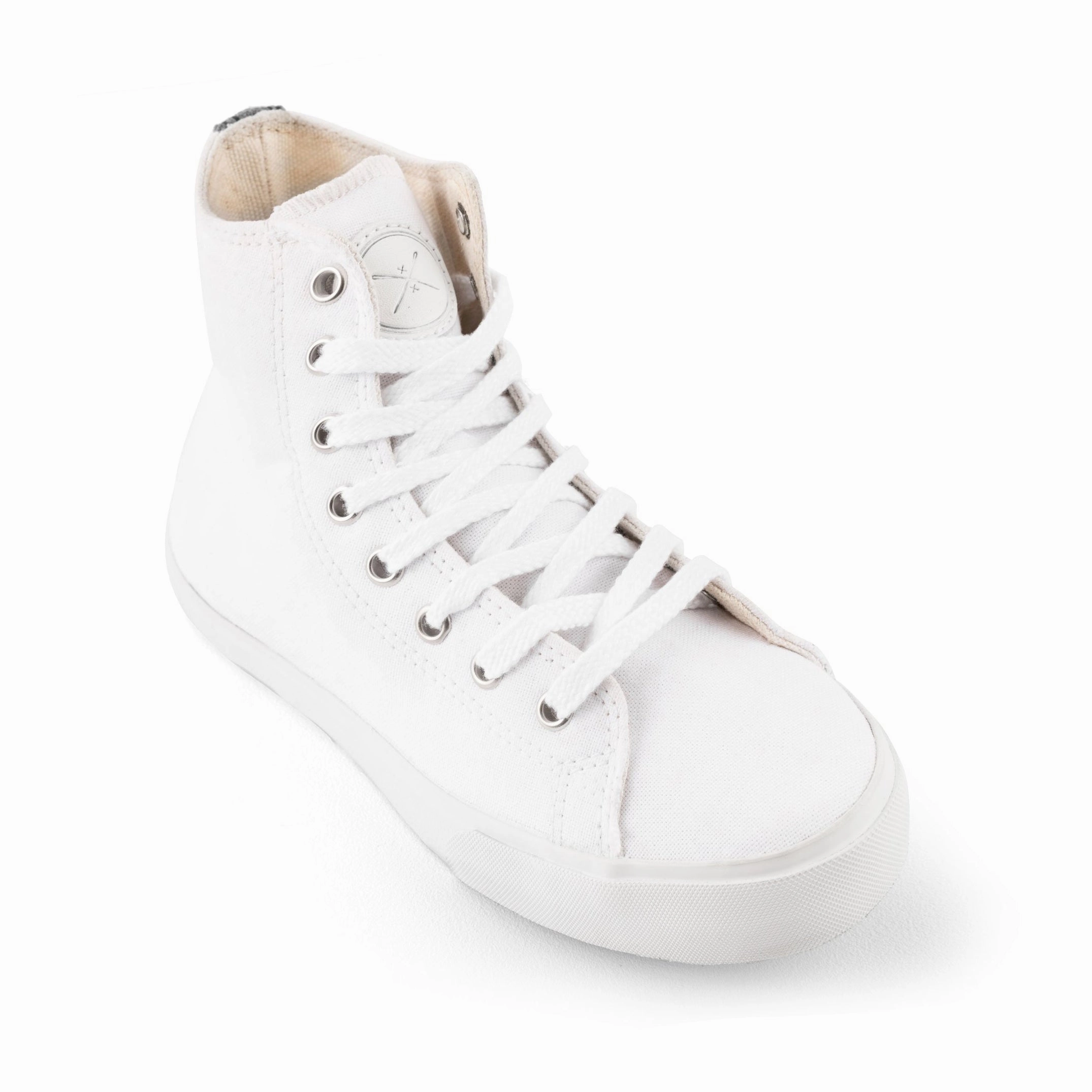 Blank Canvas High Top (Shoe Art Contest) Outdoor Feel Flexible Rubber Outsole