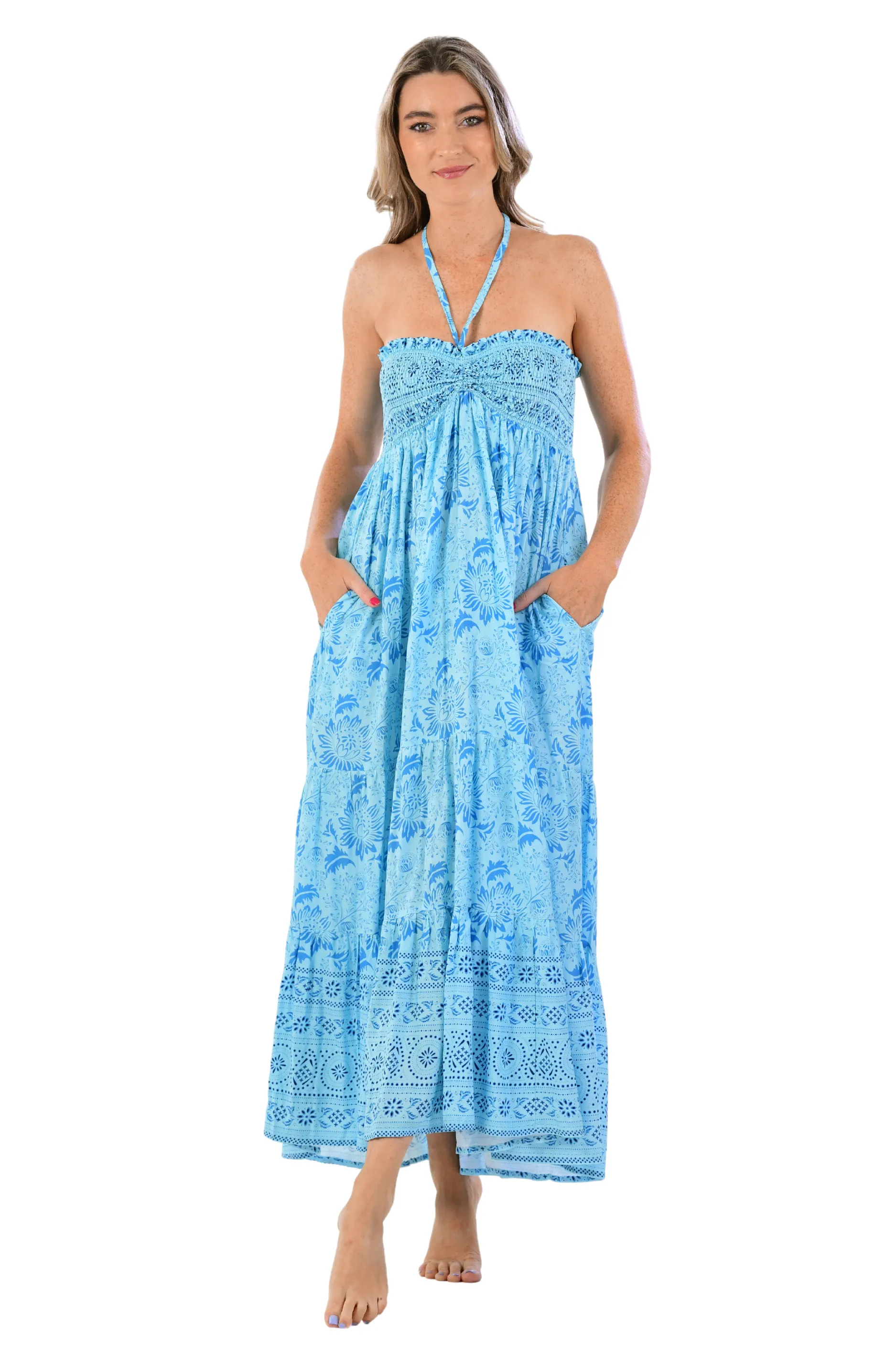 Surfside Dress / Turquoise Fashionable Design