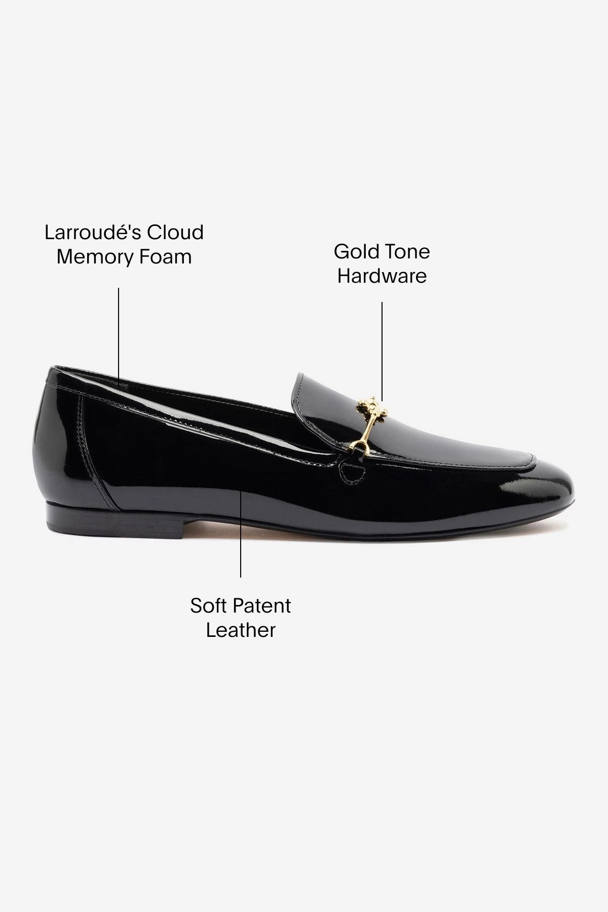Katherine Loafer In Black Patent Leather forest walk