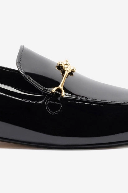 Street Glow Katherine Loafer In Black Patent Leather