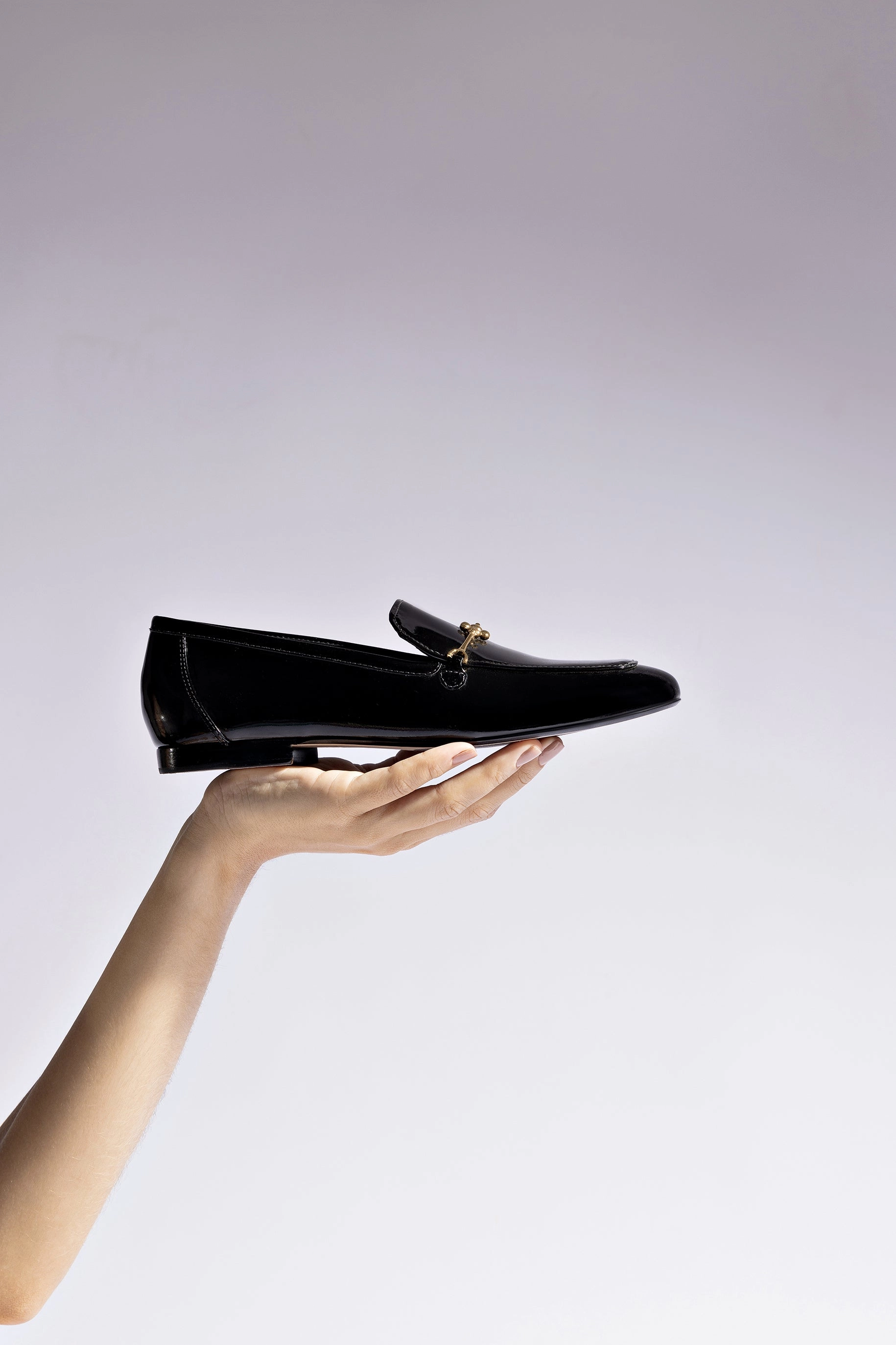 Katherine Loafer In Black Patent Leather Family Time Beach Vibe