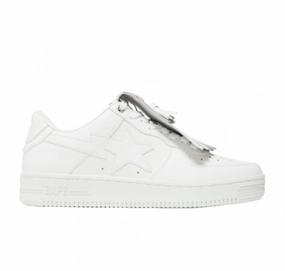 GOAT x Bapesta M1 Removable Tessel - White Abrasion Resistant Toe Virtual Step