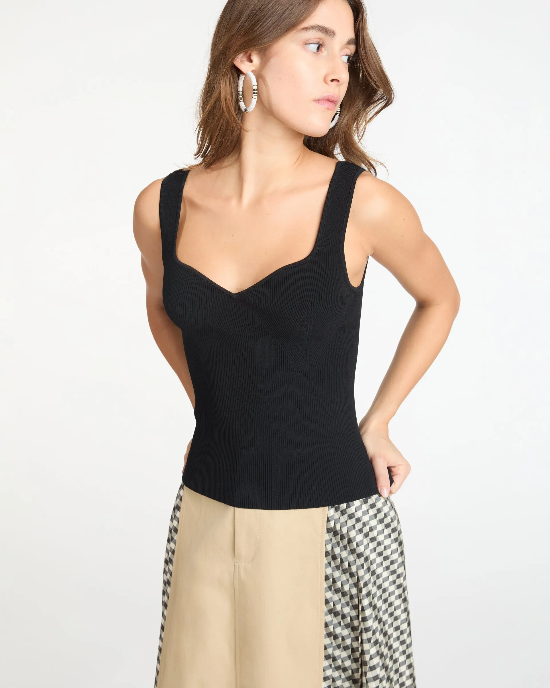 Jules Knit Top MachineWashable Fabric Essential Comfort