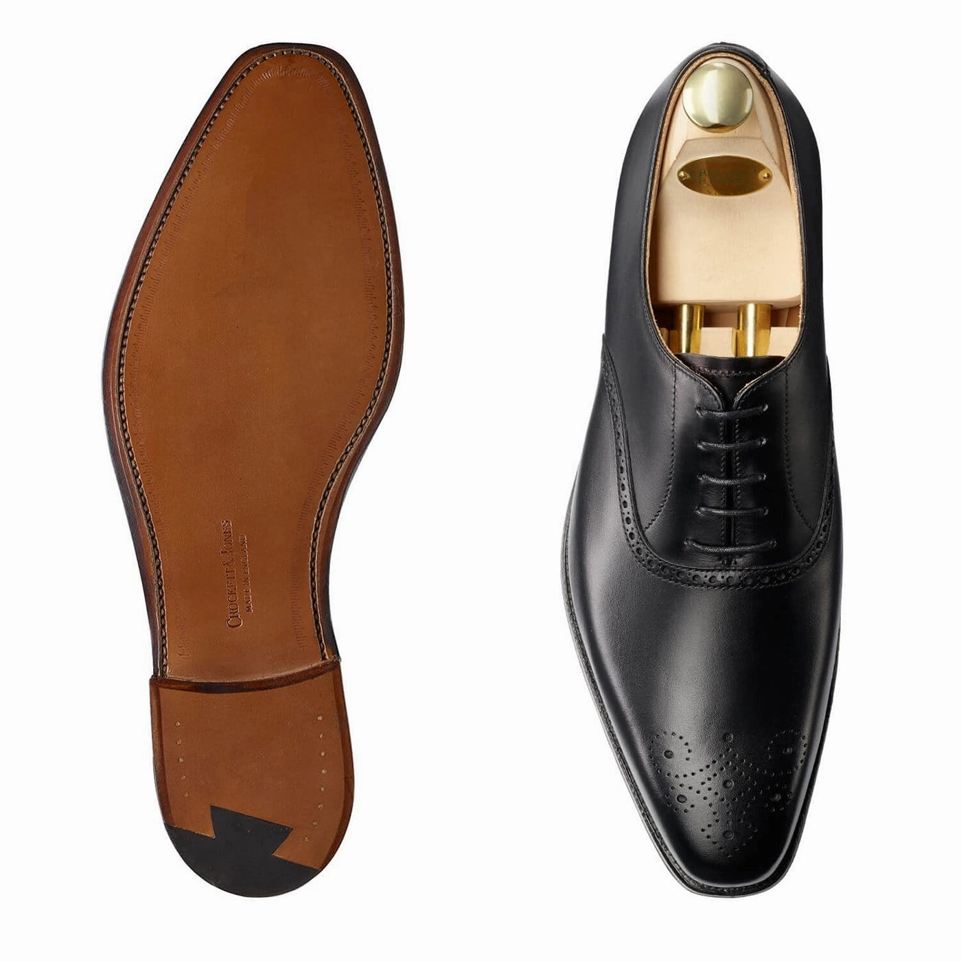Edgware Black Calf Lightweight Build Workday Essential Waterproof Oxfords