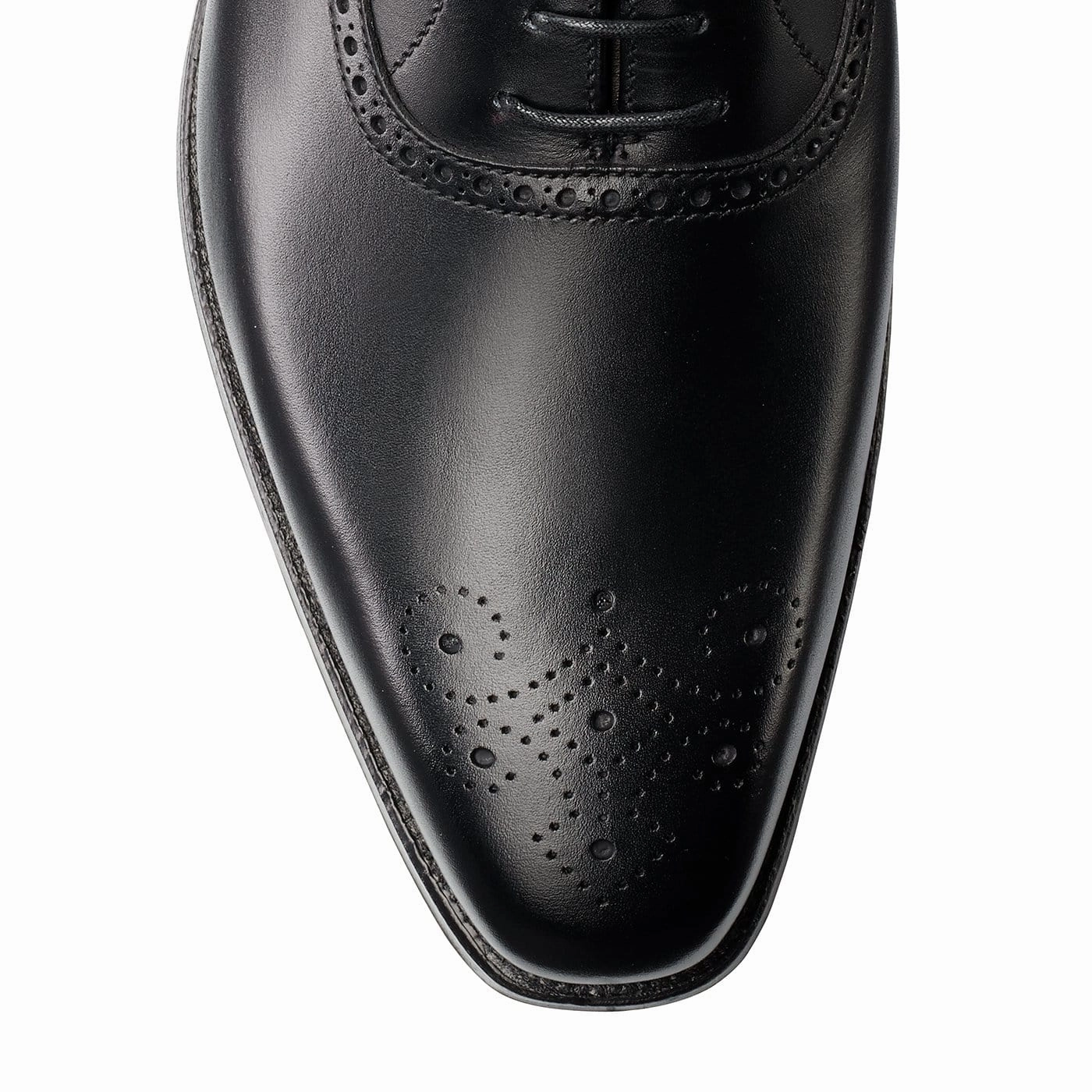 Edgware Black Calf Chic Step Luxe Detail Presentation Ready