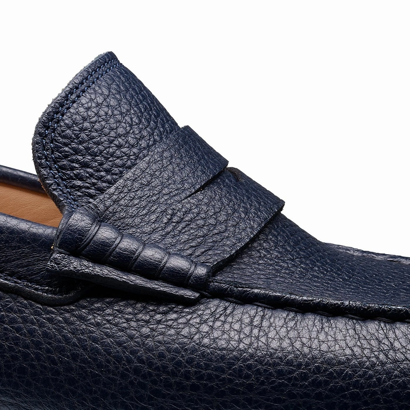 Thermoformed Heel Counter Genoa Navy Grain