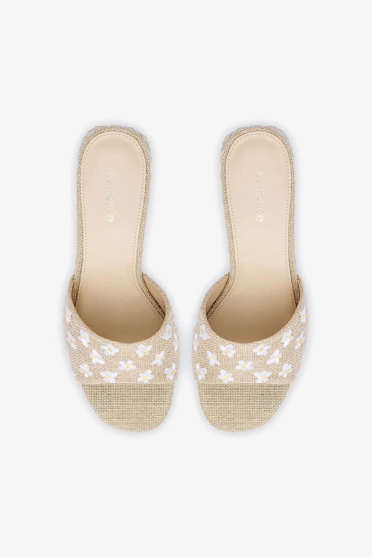 Jungle Path Brigitte Mule In Raw Linen