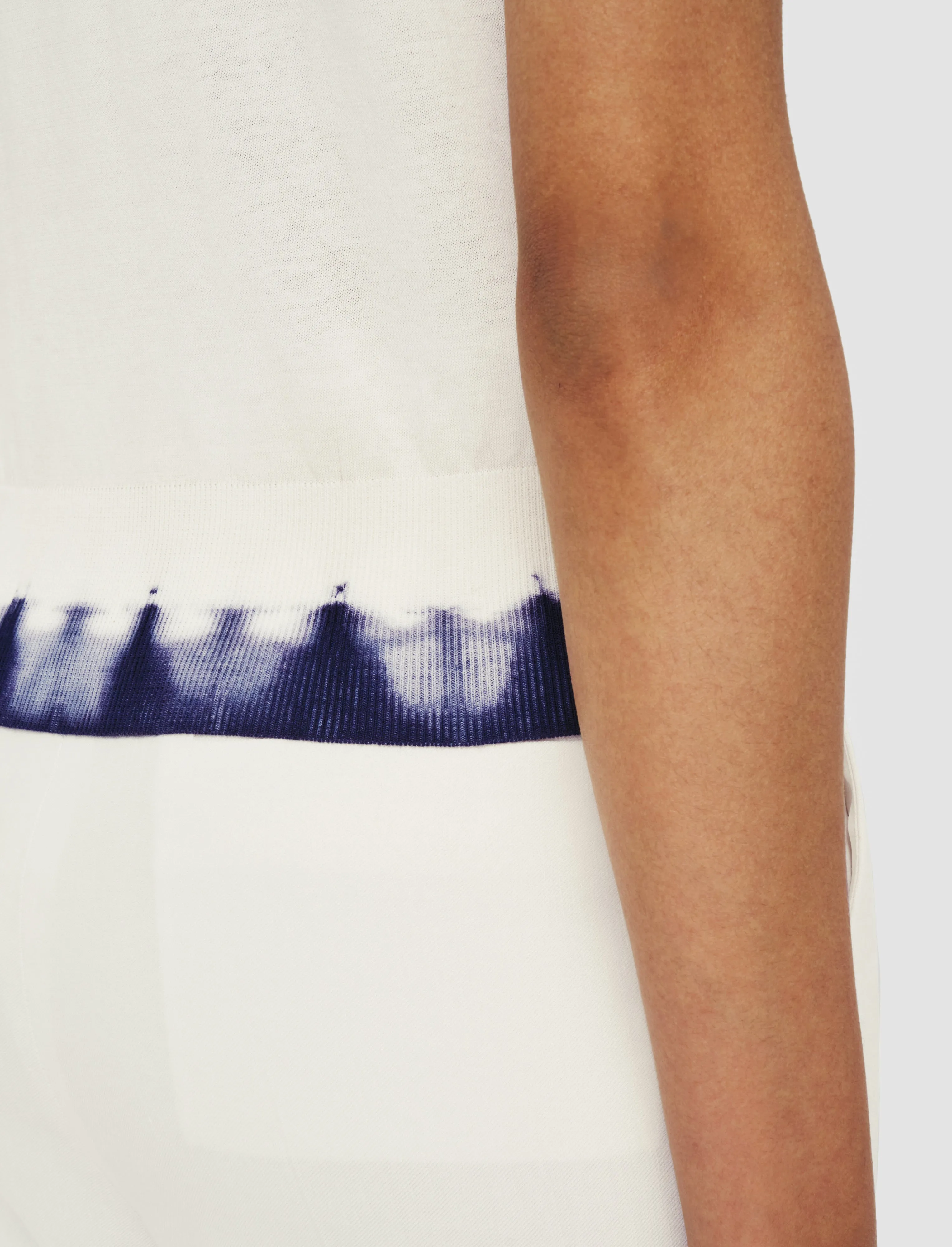 Silk Cotton Knit Top Plush Inner Lining