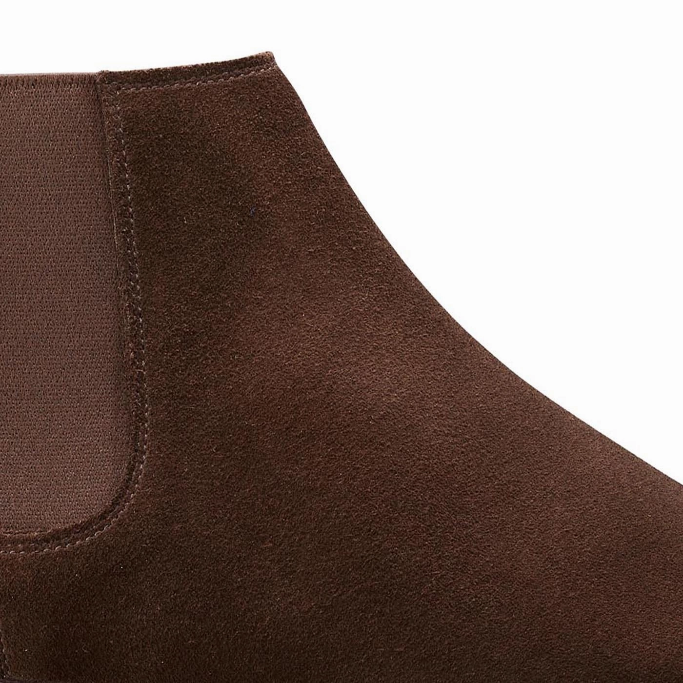 Elgin Dark Brown Suede Slip Resistant City Walking Quick Drying Urban Commute