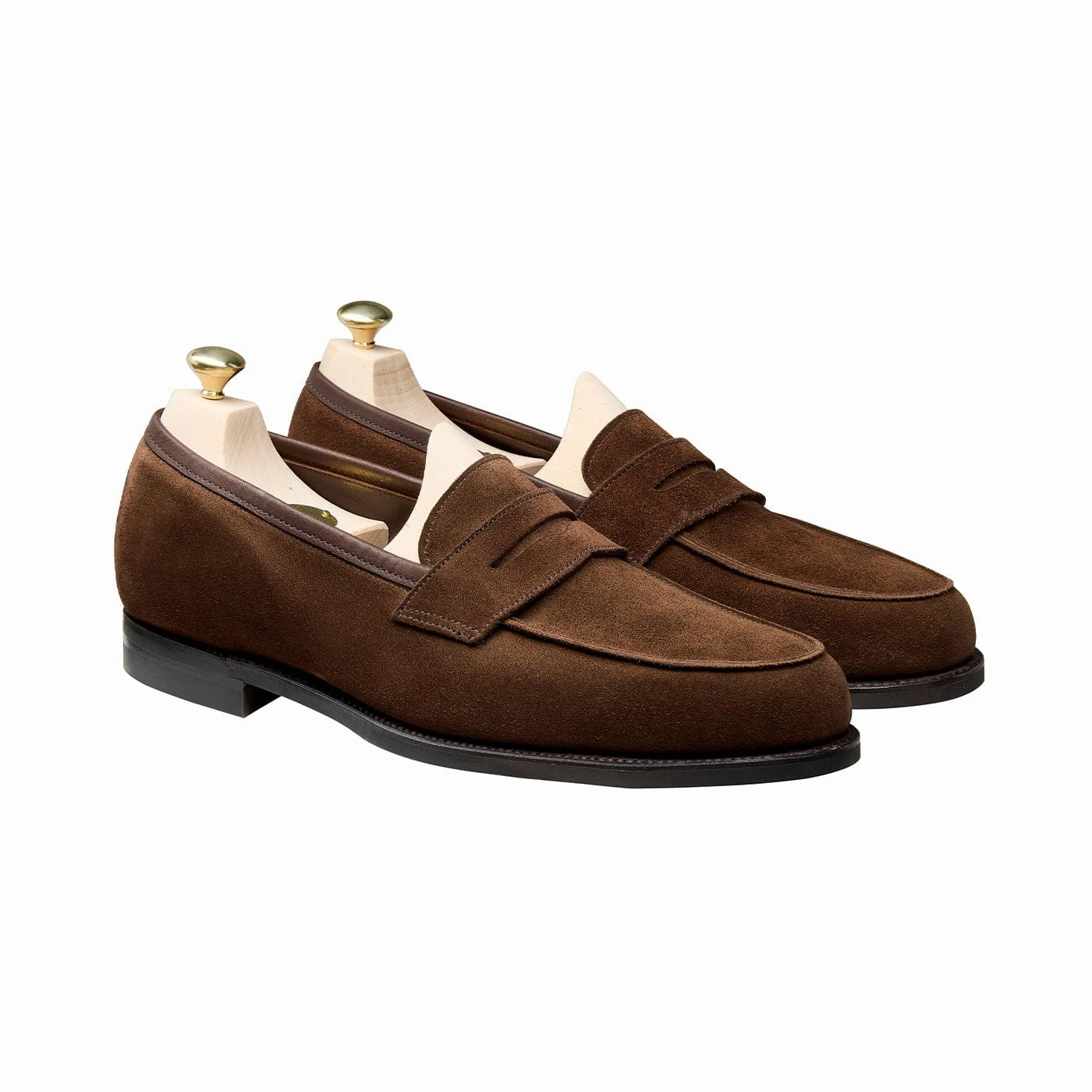 Elise Chocolate Calf Suede Balanced feel Driving Moccasins