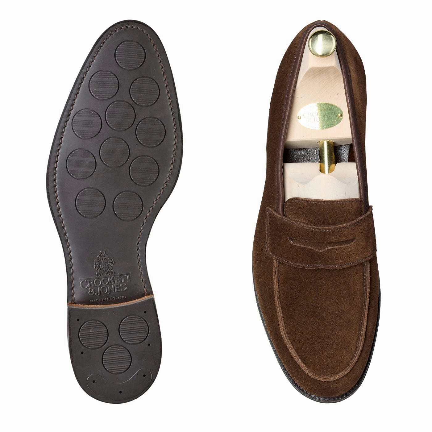 Elise Chocolate Calf Suede Lightweight Shoes