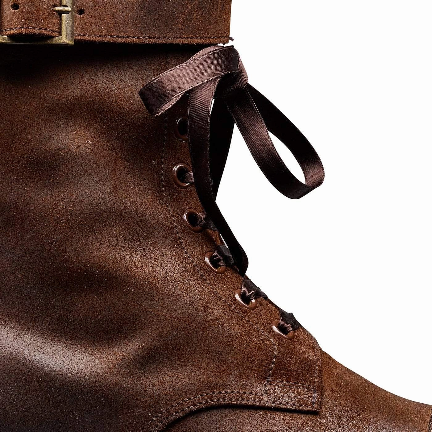 Airport Easy Ella Dark Brown Rough-Out Suede