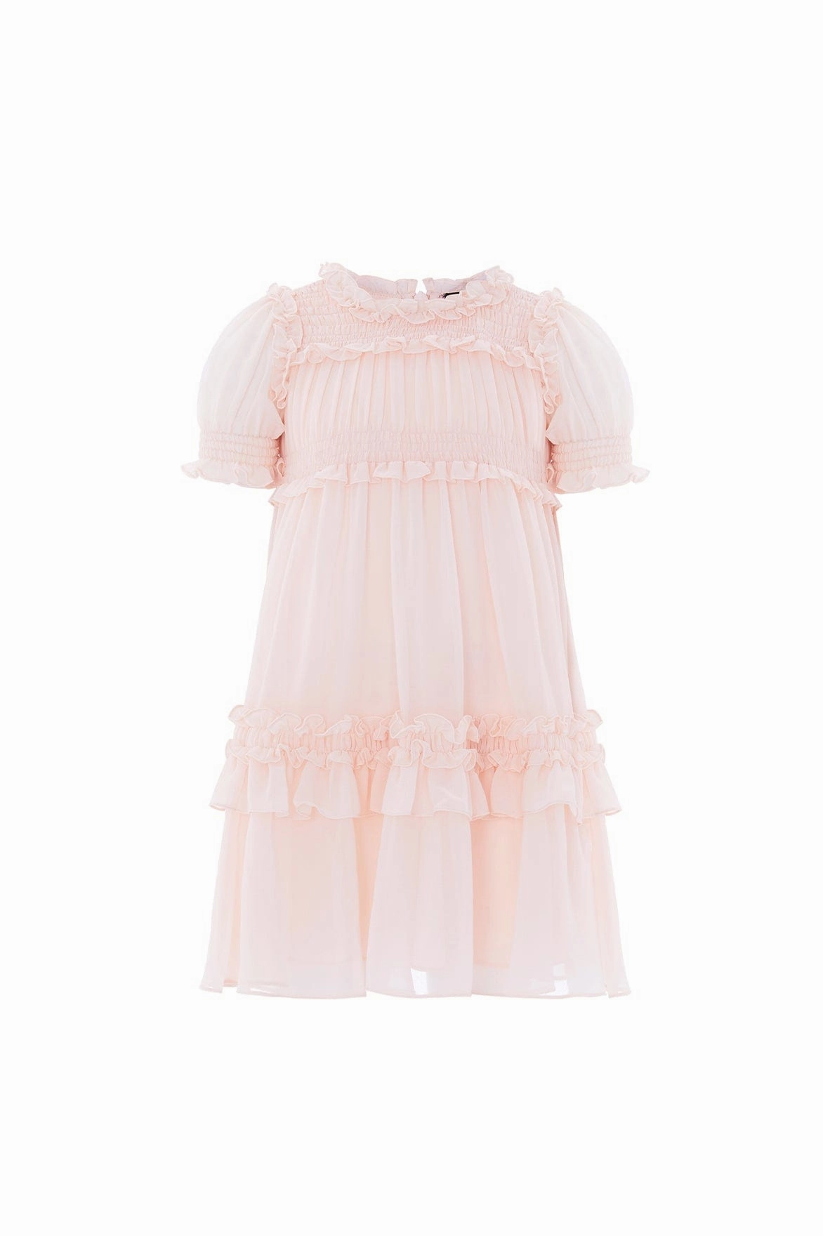 Emilia Georgette Kids Dress elegant design Midweight Texture