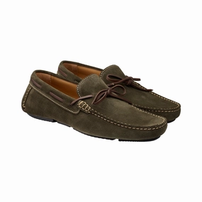 Napoli Earth Green Suede Lift Up Comfortable fit