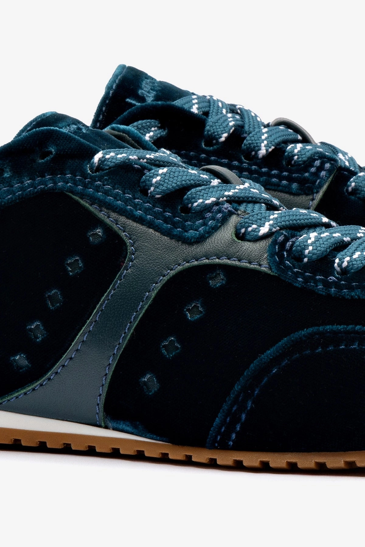 Stella Sneaker In Deepsea Velvet Nature Walk