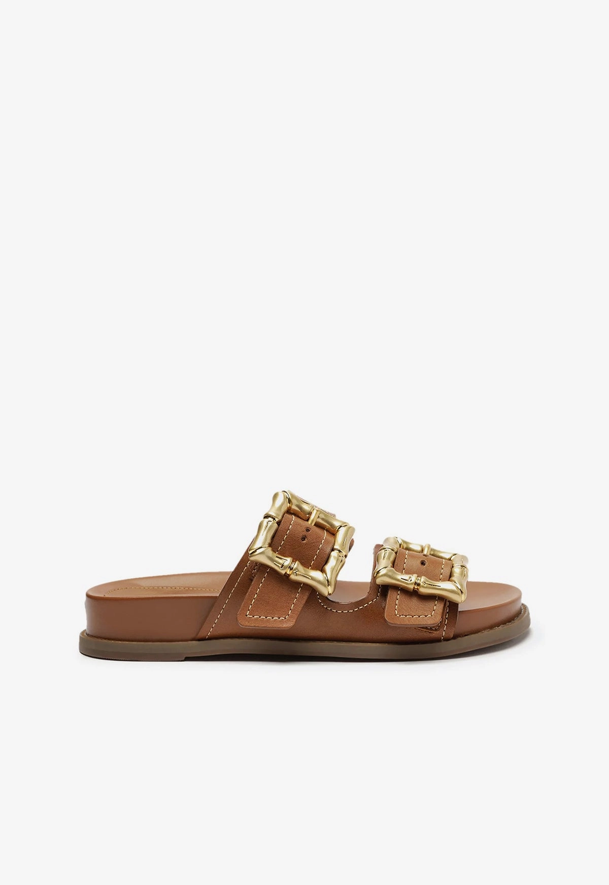 Enola Sporty Leather Sandal Hot Day Rich Jewel