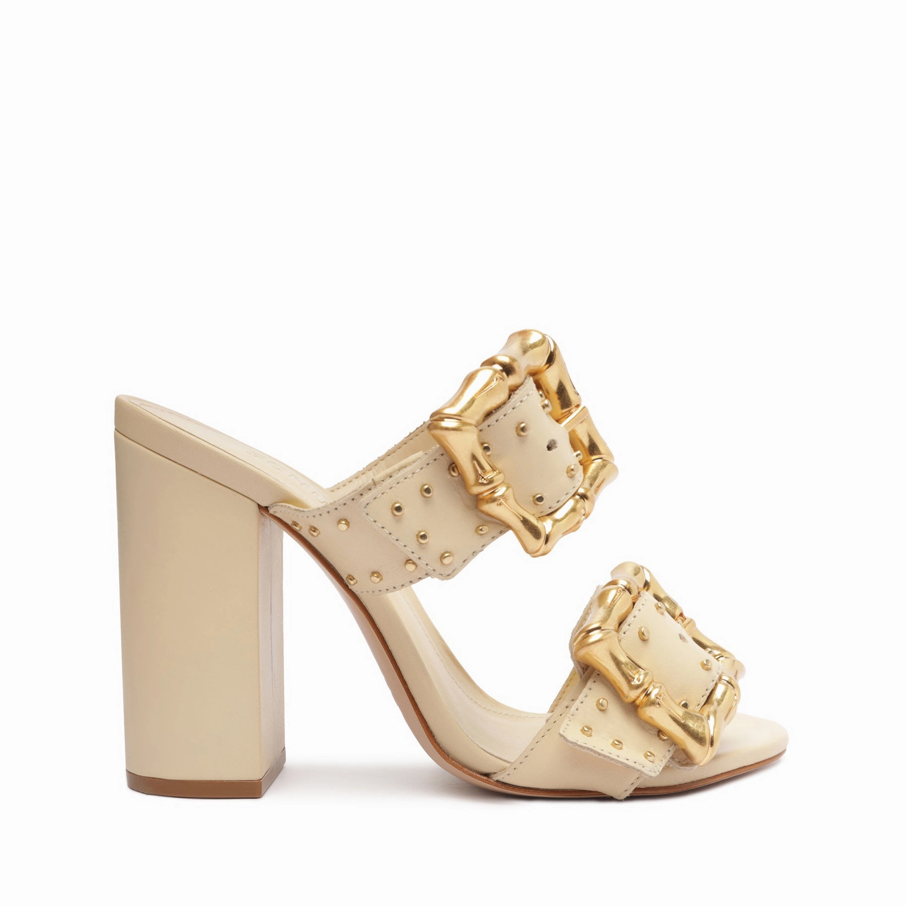 Abrasion resistant Knitted Warm Enola Studs Leather Sandal