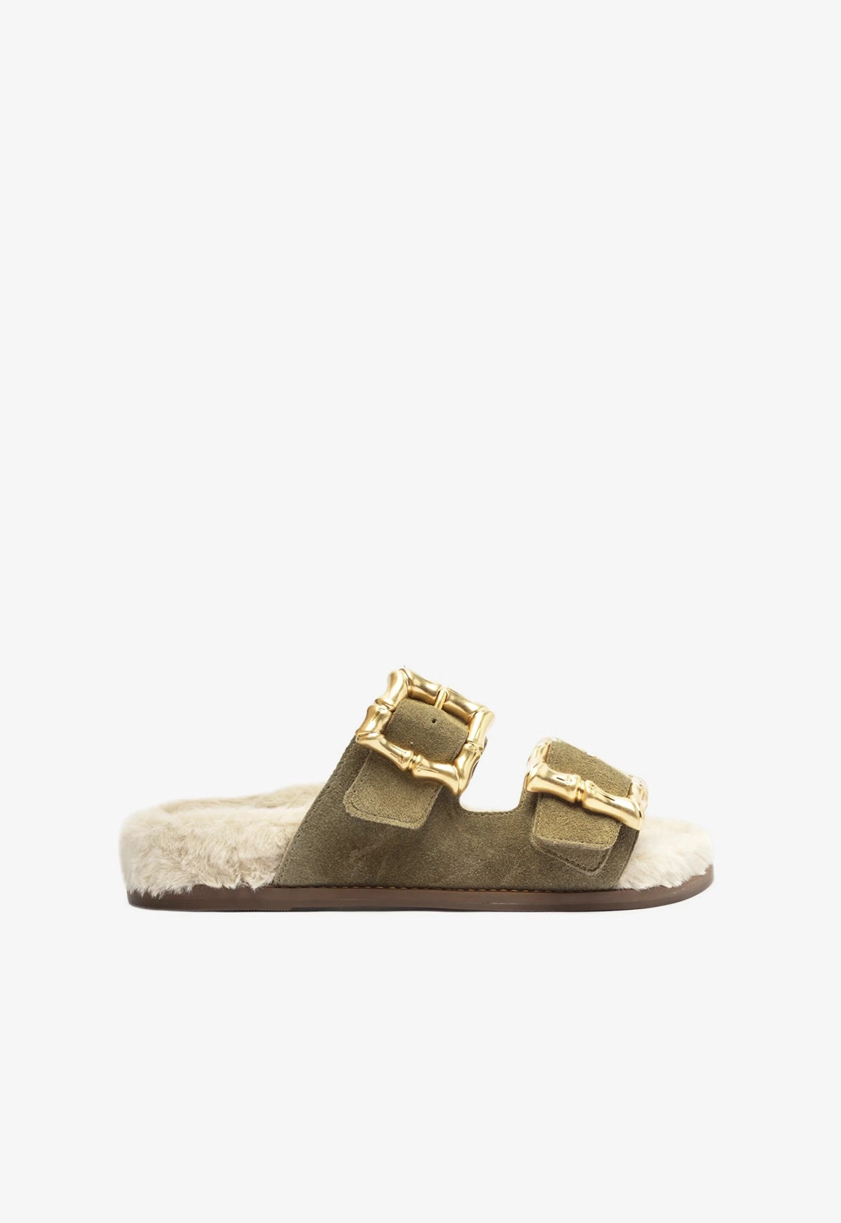 Enola Weekend Sporty Cow Suede Sandal Year Trust