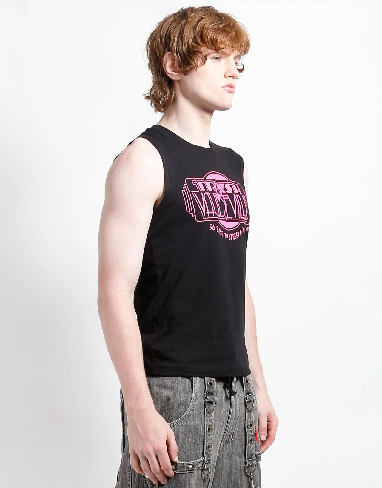 TRASH & VAUDEVILLE ADULT SLEEVELESS T-SHIRT Smooth Seam Transition