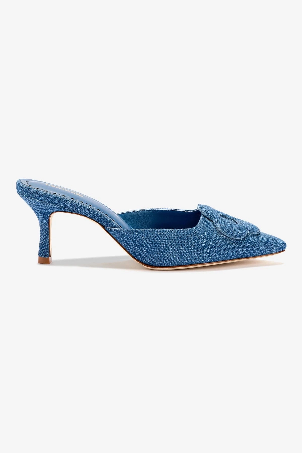 Bounce Back Responsiveness Wide toe box Flora Pump In Blue Stoned Denim