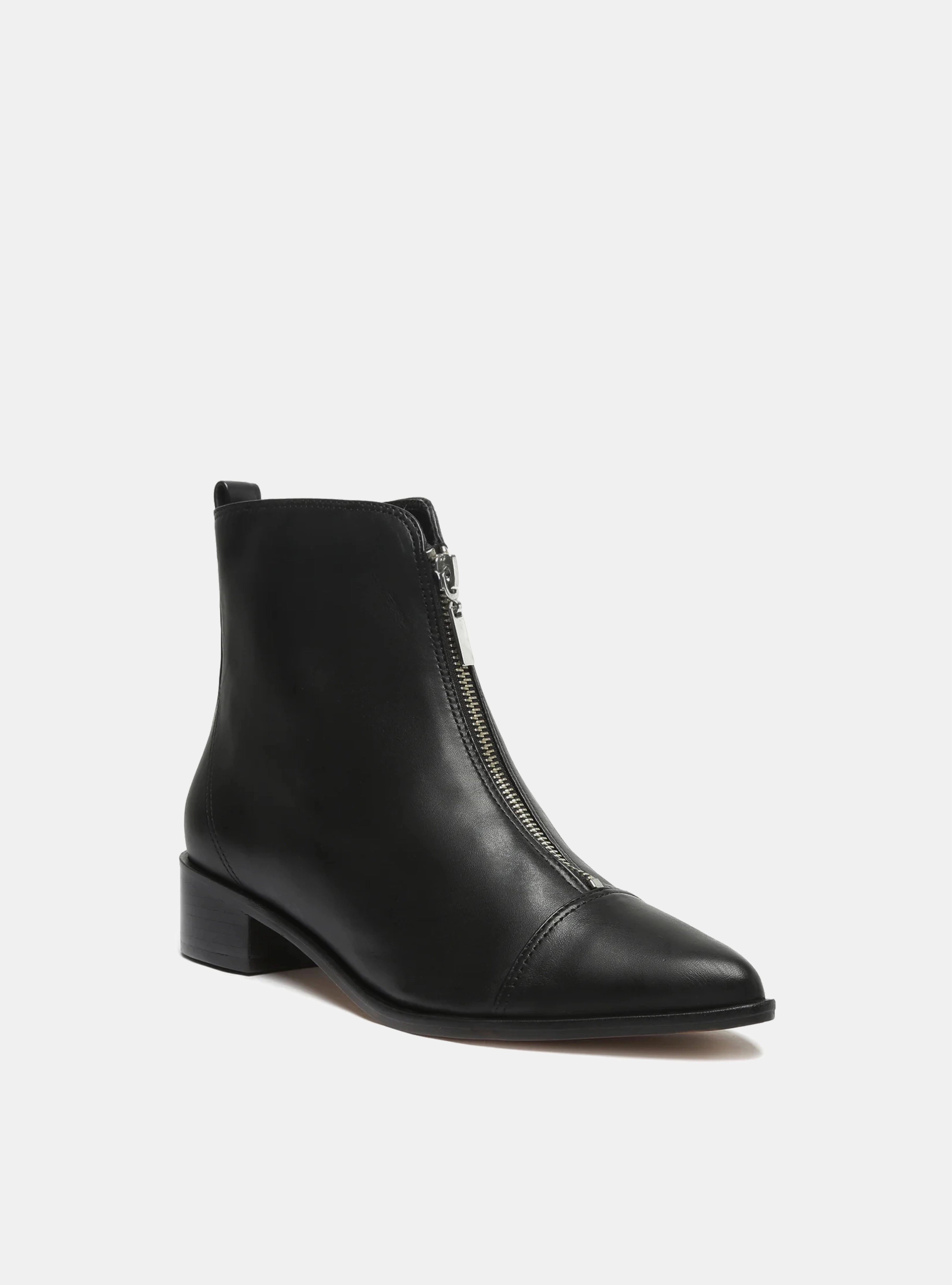 Cold Tone Steph Leather Bootie