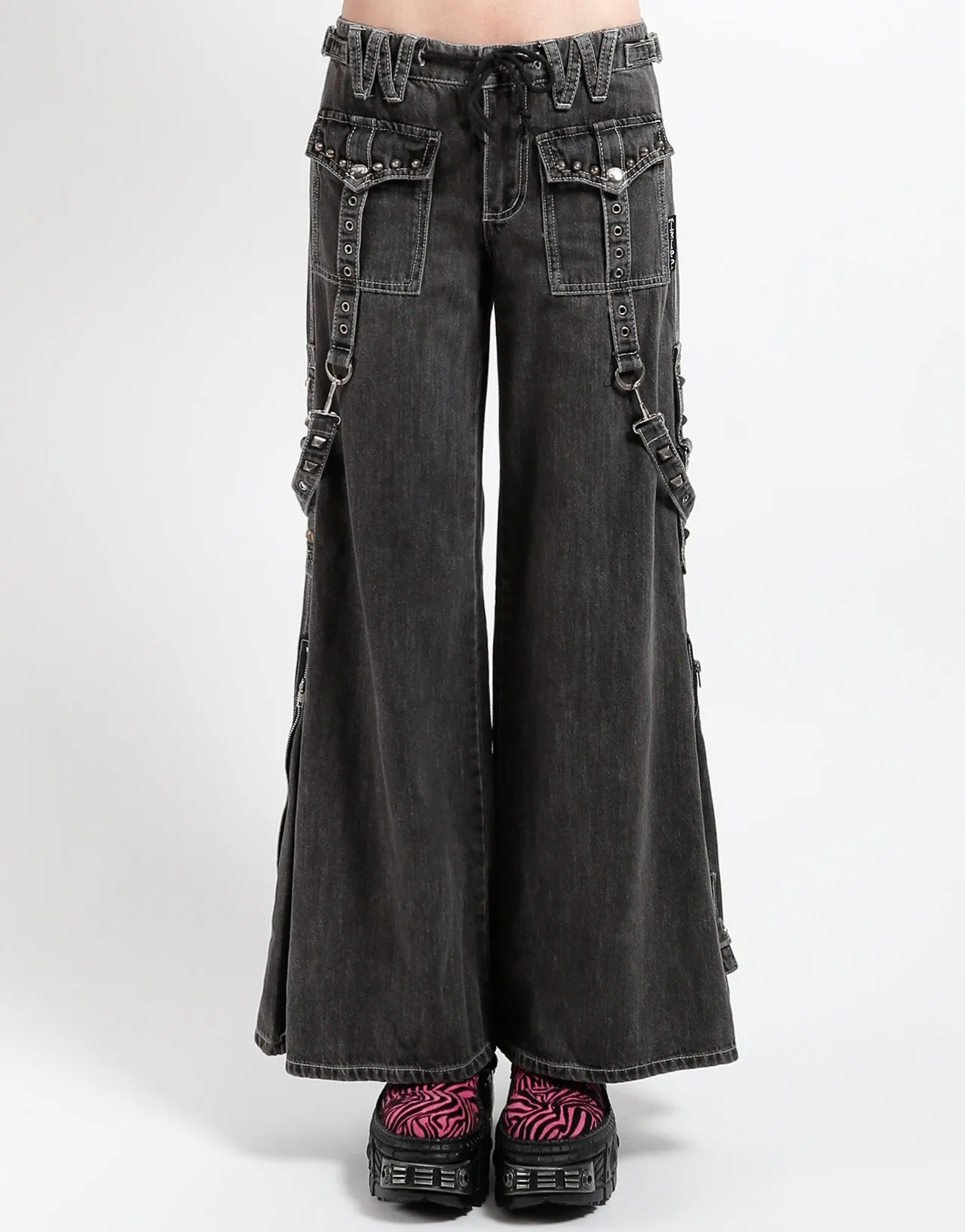 STUDDED POWER PANT BLACK DENIM WaterproofTechnology Breathable Comfort Fit
