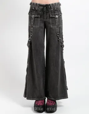 STUDDED POWER PANT BLACK DENIM WaterproofTechnology Breathable Comfort Fit