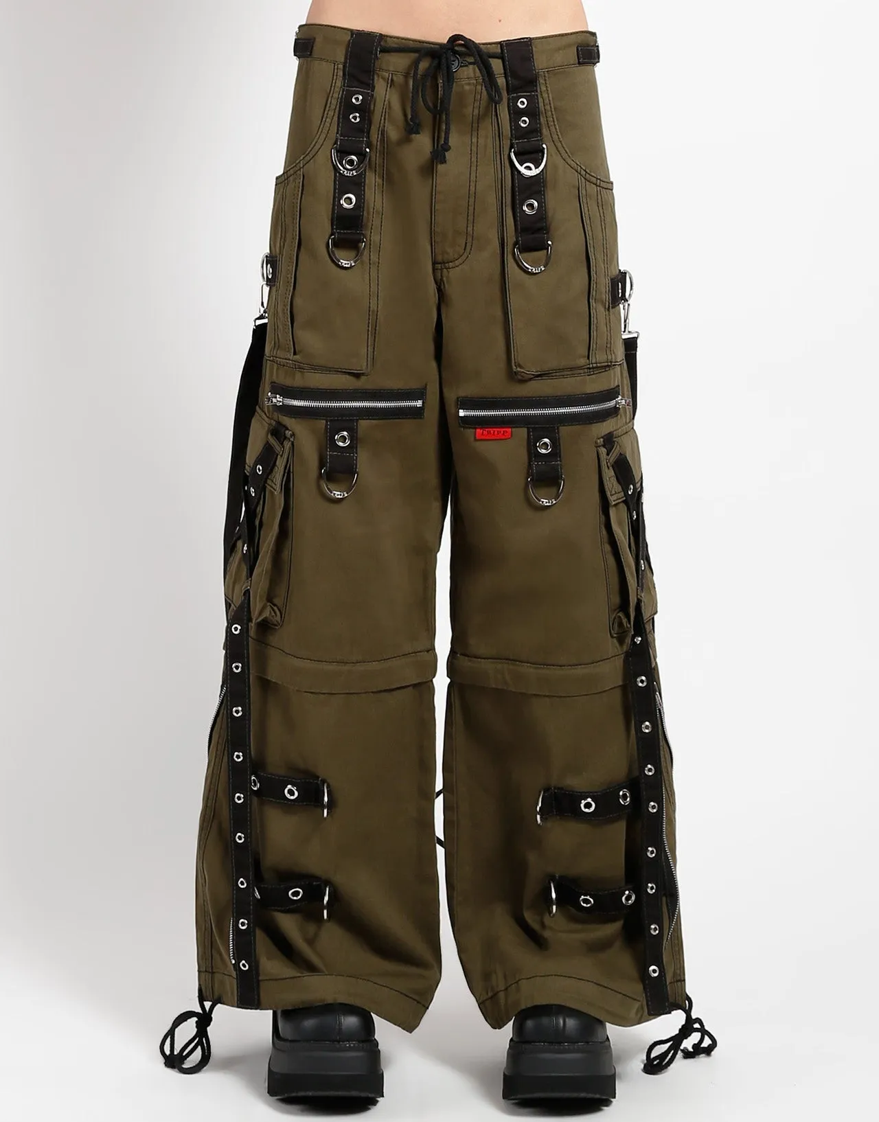 X-STRAP ZIP OFF PANT ARMY Basic Utility