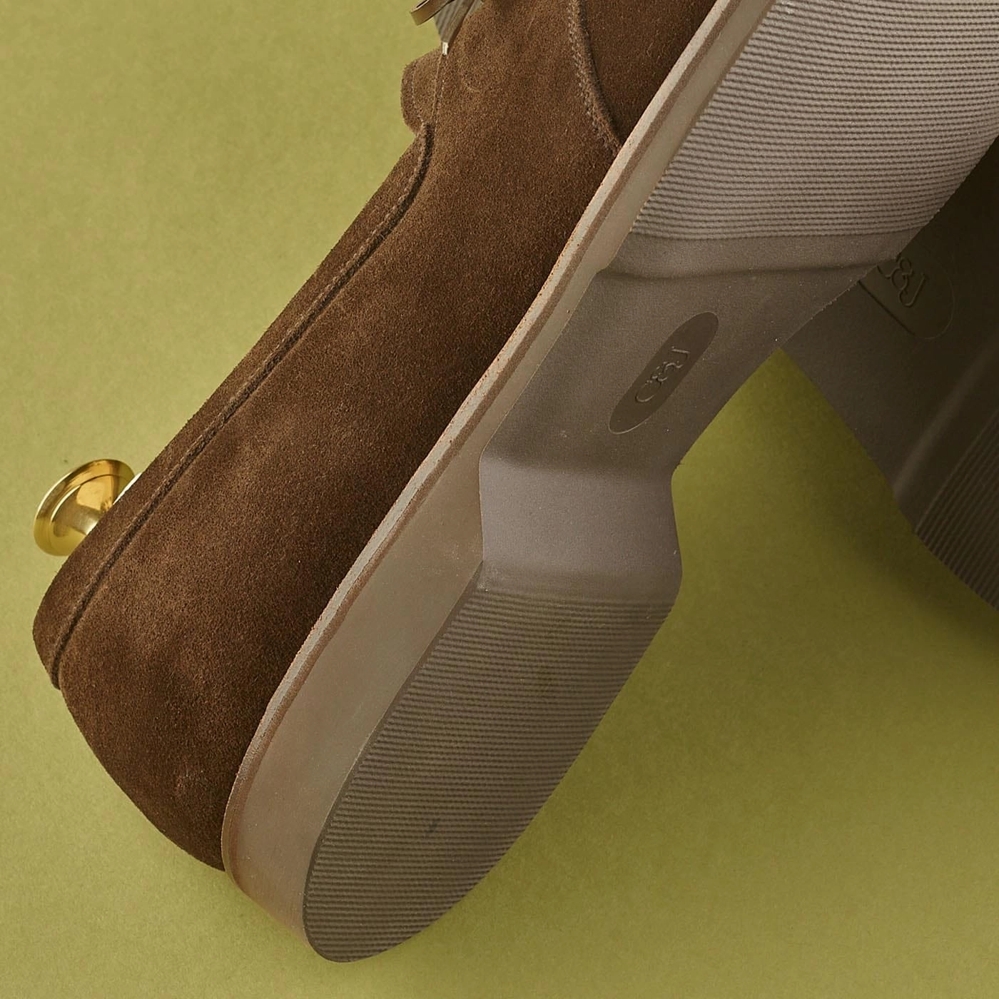 Falmouth Dark Brown Suede Functional Fit